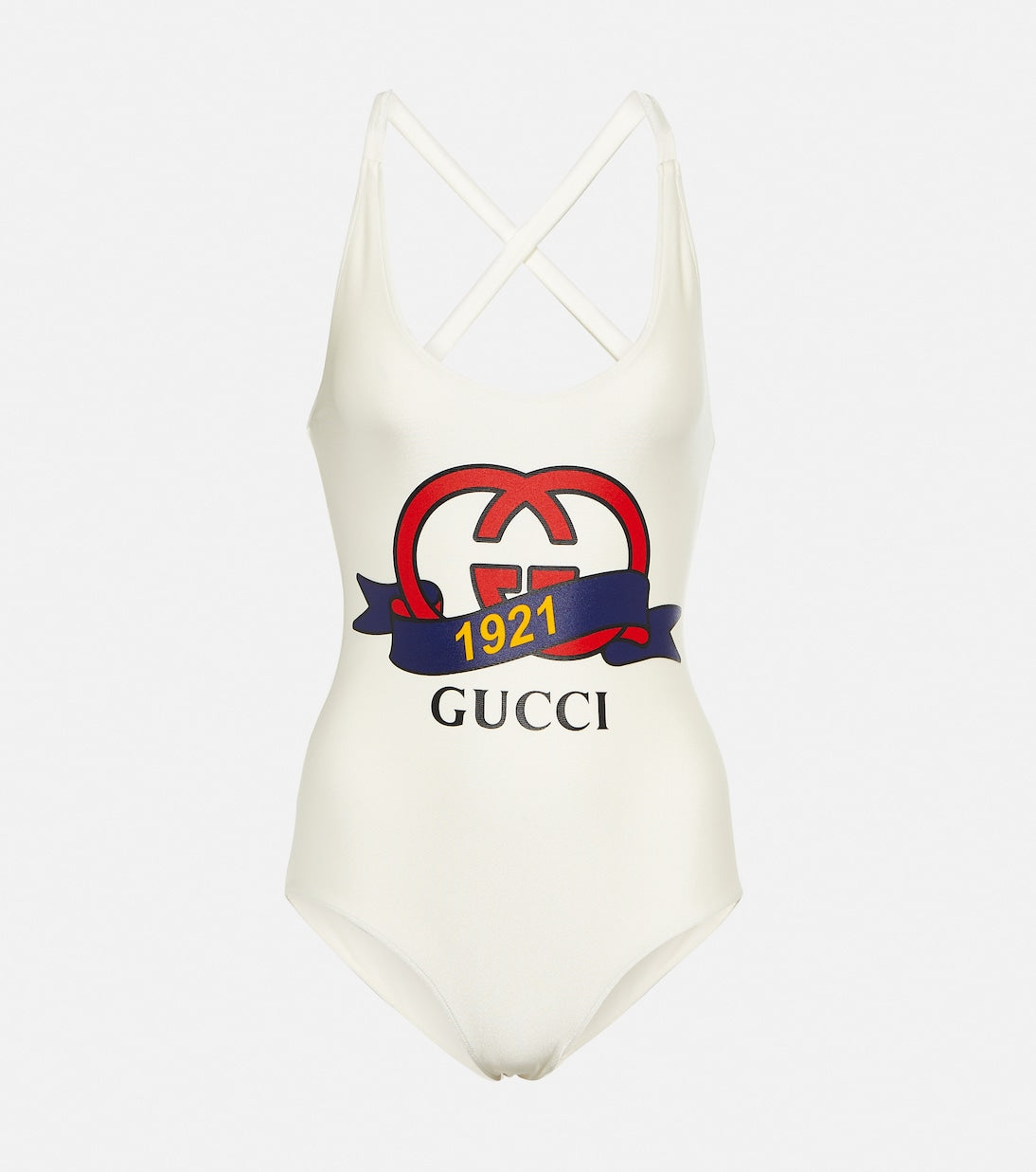 2025 New White Classic One-Piece Swimsuit 34500