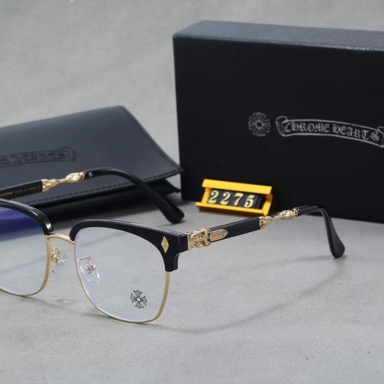 Fashion hot 4 color plain glasses 2275