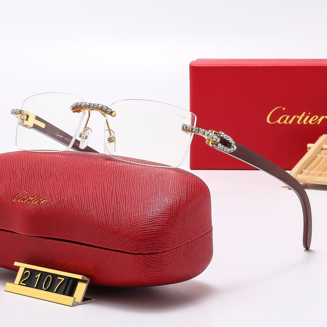 Fashion hot 6 color sunglasses 2107