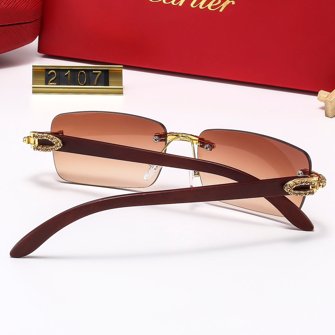 Fashion hot 6 color sunglasses 2107
